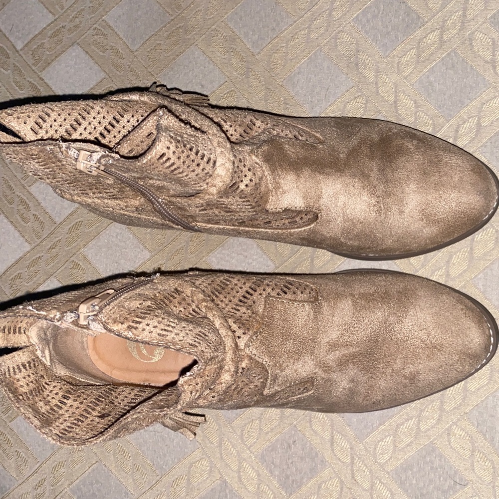 Camel Color Charming Charlie Booties - image 2